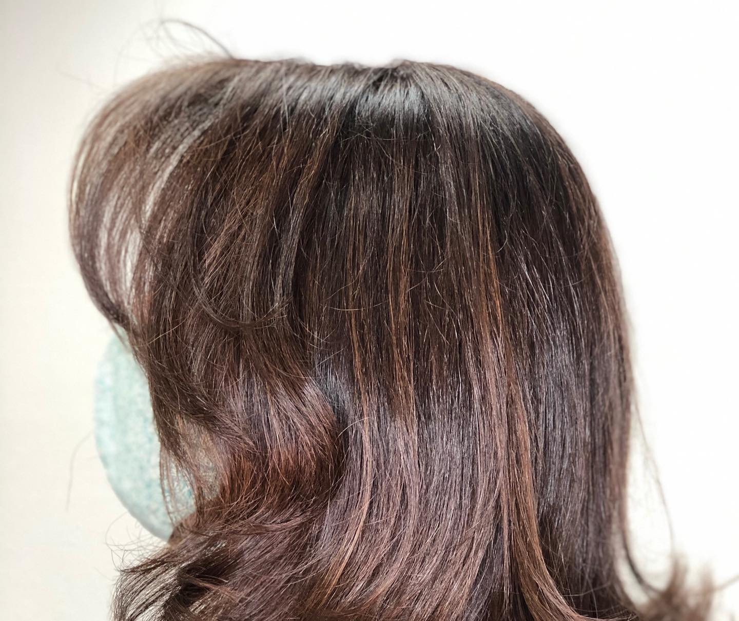 Balayage suave na raiz